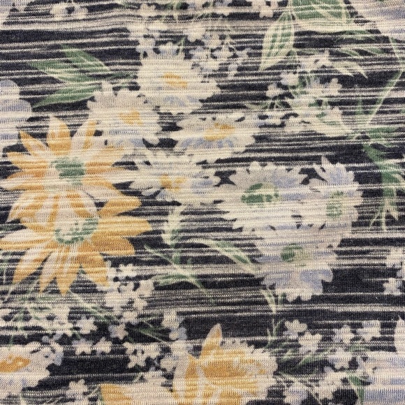 Anthropologie‎ Botanical Print Pullover Top Vintage Wash Short-sleeve Size Small - Picture 14 of 14